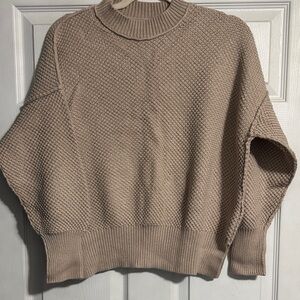Abercrombie & Fitch Cream Knit Top